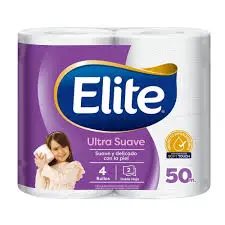 Papel Higienico Elite 4 Rollos 50mt