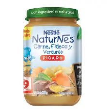 Picado Verduras Carnes y Fideos 205gr Nestle Naturnes