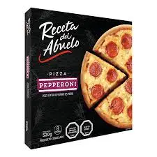 Pizza Pepperoni Congelada Receta del Abuelo 520g