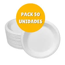 Plato Desechable 15cm 50 unidades