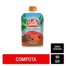 Pouch Durazno Watts 90g