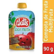 Pouch Watts multifruta 90 Gr