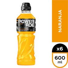 Powerade Naranja PT600cc x 6 SPMK