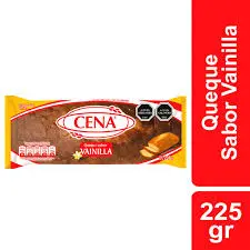 Queque Cena clásico sabor vainilla 225g