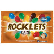 Rocklet Chocolate con Maní 35Gr