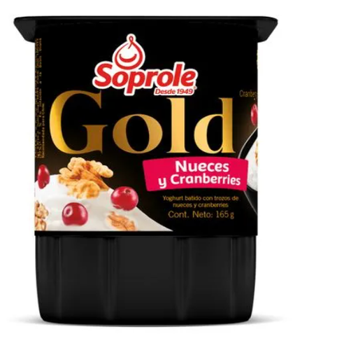 SOPROLE yogurt Gold Nuez Cranberry 156G SOPROLE yogurt Gold Nuez Cranberry 156G
