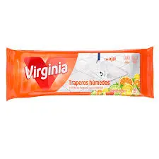 Traperos Húmedos para Pisos Multiuso Naranja Citrus Virginia