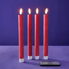 Velas Rojas 4 Uni