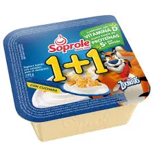 Yoghurt con Cereal 1+1 Zucaritas Soprole 140g