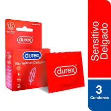 Durex Condones Sensitivo Delgado 3uni