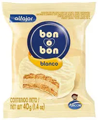 Alfajor Bon o Bon Blanco