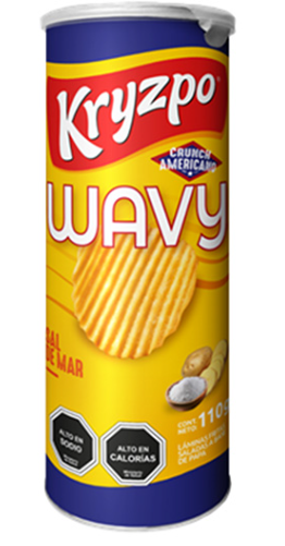Kryzpo wavy Sal de mar 110g