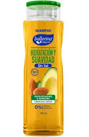 Shampoo Ballerina sin Sal Palta y Almendra 750ml
