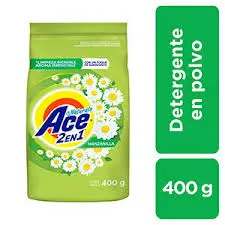 Detergente Ace Manzanilla 400 Gr Polvo