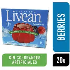 Gelatina Livean Berries 20gr