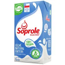 Leche Entera Natural 1 Lt