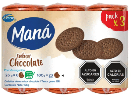 Galleta Mana Chocolate 136g