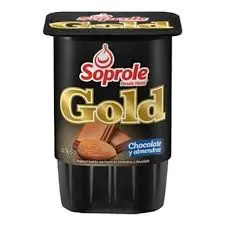 Yoghurt Gold con Chocolate y Almendras Soprole 155g