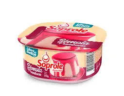 Sémola con Leche y Salsa de Frambuesa Soprole