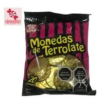 Dos En Uno Monedas de Terrolate Sabor Chocolate