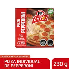 Pizza Pepperoni Jamón Queso 465g