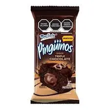 Pinguinos Triple Chocolate  2 piezas 80g