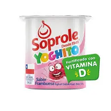 Soprole Yogurt Batido Sabor a Frambuesa 120g