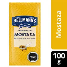 Mostaza Sachet Hellmanns 100 Gr