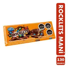Chocolate Rocklet Maní 130 Gr