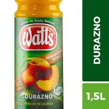 Néctar Watts Sabor Durazno 1.5L