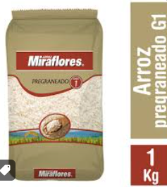 Arroz Miraflores pregraneado g1 1kg