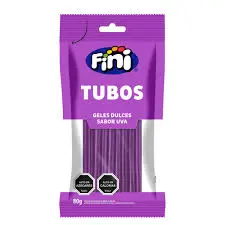 Fini Geles Dulces Sabor a Uva en Tubo