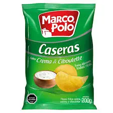 Papas Fritas Caseras Sabor Crema & Ciboulette 200g
