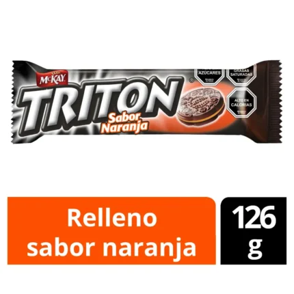 Galleta Sandwich Triton Naranja 116g