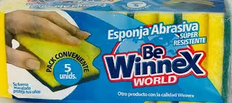 Esponja Acanalada Winnex – Empaque x5 Uni
