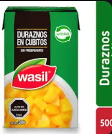 DURAZNO WASIL CUBITOS 500G