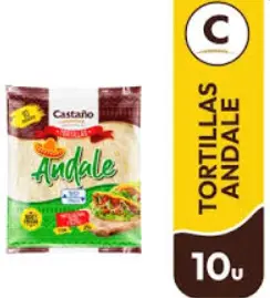 TORTILLAS CASTAÑO TACOS ANDALE 340GR