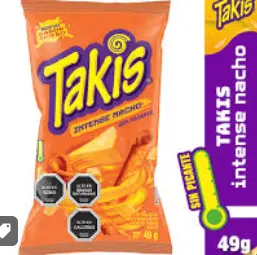 takis intenseve nacho 49g