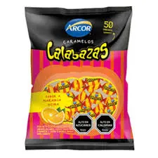 Caramelo Calabaza Arcor 200g