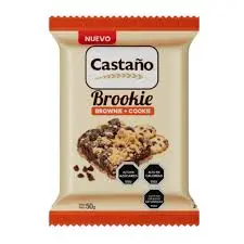 Brookie Brownie+Cookies 50Gr Castaño