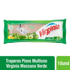 Traperos Húmedos para Pisos Multiuso Virginia Manzana Verde