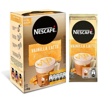 Sobre Nescafé Vainilla Latte 8 Sobres De 18,5g