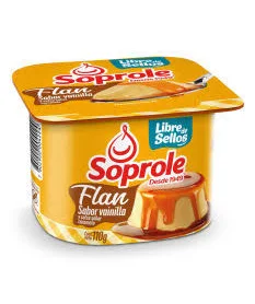 Soprole Postre Flan Vainilla Con Salsa de Caramelo