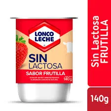 Yogurt sin Lactosa Sabor Frutilla 140g