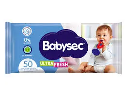 Toalla Húmeda Babysec 50 unidades aloe vera