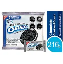 Pack Oreo Cookies And cream 216g